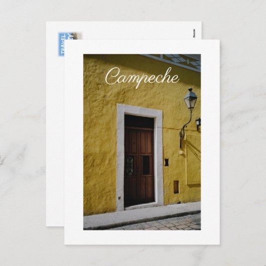 The Yellow House, Campeche, Mexico Feestdagenkaart (Voorkant / Achterkant)