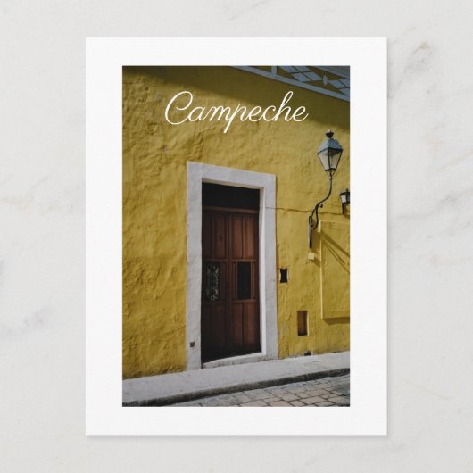 The Yellow House, Campeche, Mexico Feestdagenkaart (Voorkant)