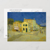 The Yellow House (F464) Van Gogh Fine Art Briefkaart (Voorkant / Achterkant)