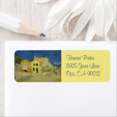 The Yellow House (F464) Van Gogh Fine Art Etiket (Insitu)