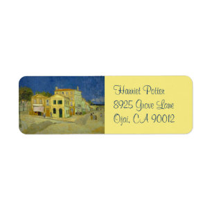 The Yellow House (F464) Van Gogh Fine Art Etiket