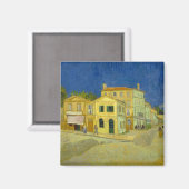 The Yellow House (F464) Van Gogh Fine Art Magneet (Voorkant / Achterkant)