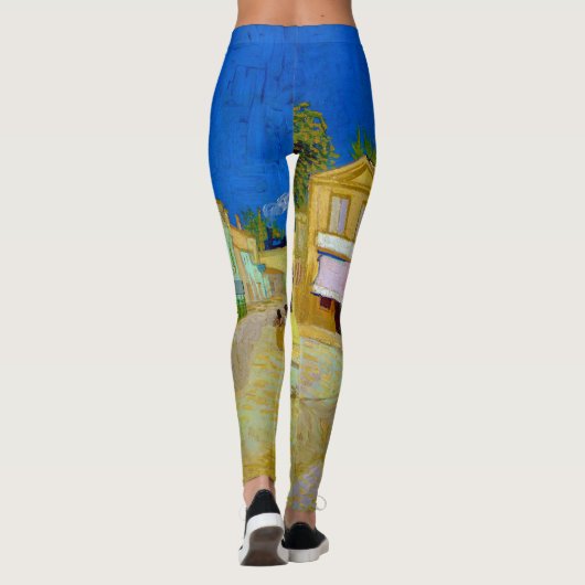The Yellow House, Van Gogh Leggings (Achterkant)