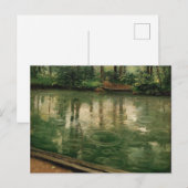 The Yerres Rain Gustave Caillebotte Briefkaart (Voorkant / Achterkant)