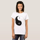 The Yin-Yang Clefs T-shirt (Voorkant volledig)