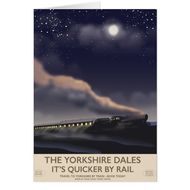 The Yorkshire Dales Railway poster (Voorkant)