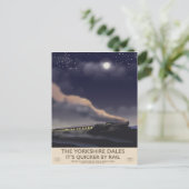 The Yorkshire Dales Railway poster Briefkaart (Staand voorkant)