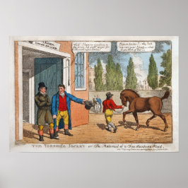 The Yorkshire Jockey Horse Racing Poster