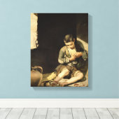 The Young Beggar, c.1650 Canvas Afdruk (Insitu (Houten vloer))