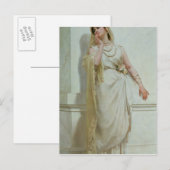 The Young Bride, 1883 Briefkaart (Voorkant / Achterkant)