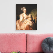The Young Moeder, c.1770-80 Canvas Afdruk (Insitu (Woonkamer))