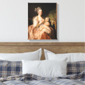 The Young Moeder, c.1770-80 Canvas Afdruk (Insitu (Slaapkamer))