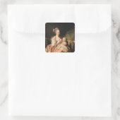The Young Moeder, c.1770-80 Vierkante Sticker (Tas)