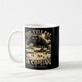 The Yule Cat Is Coming Gothic Christmas Winter Sol Koffiemok (Links)
