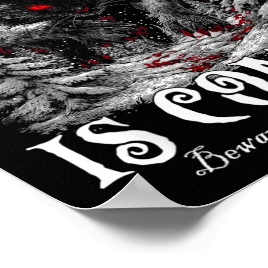 The Yule Cat Is Coming  Poster (Hoek)