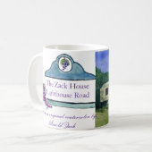 The Zack House, Lighthouse Road van Arnold Zack Koffiemok (Voorkant links)