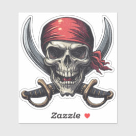 The Zee Pirate Tavern - Skull N Botten Sticker