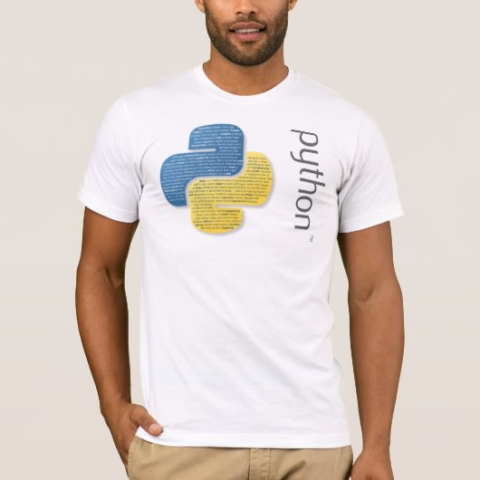 The Zen of Python T-shirt (Voorkant)