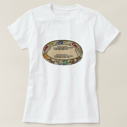 The Zodiac, 1496 T-shirt (Design voorkant)