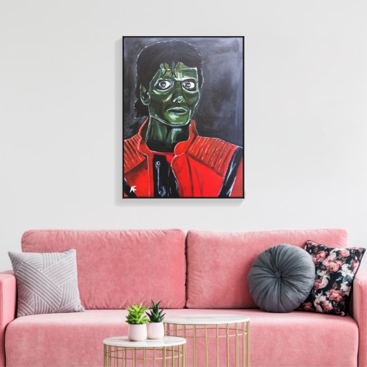 The Zombie Painting by Alfred Fox Canvas Afdruk (Insitu (Woonkamer))