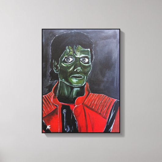 The Zombie Painting by Alfred Fox Canvas Afdruk (Voorkant)