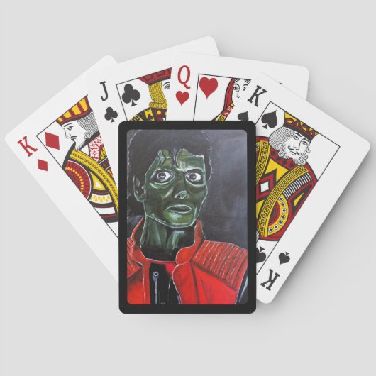 The Zombie Painting by Alfred Fox Pokerkaarten (Achterkant)
