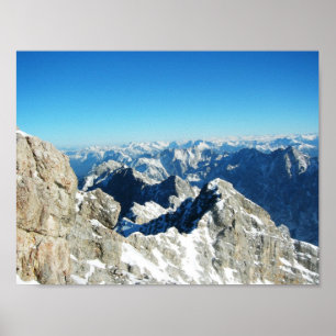 The Zugspitze, Duitsland Poster