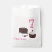 Theaparty verjaardagsgunsttas bedankzakje (Voorkant)