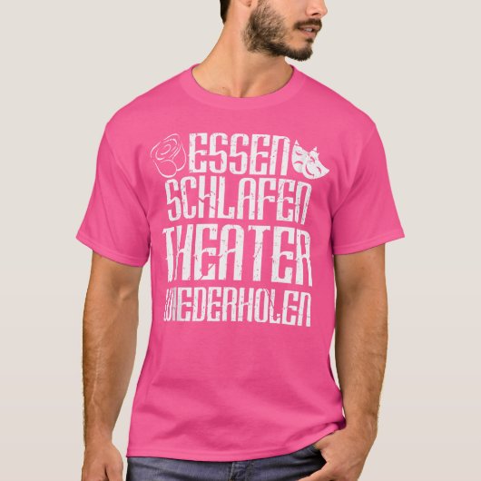 Theater Acteur Musical Opera Gift T-shirt (Voorkant)