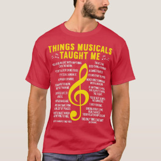 Theater Actress Broadway Musical Theater 3 T-shirt