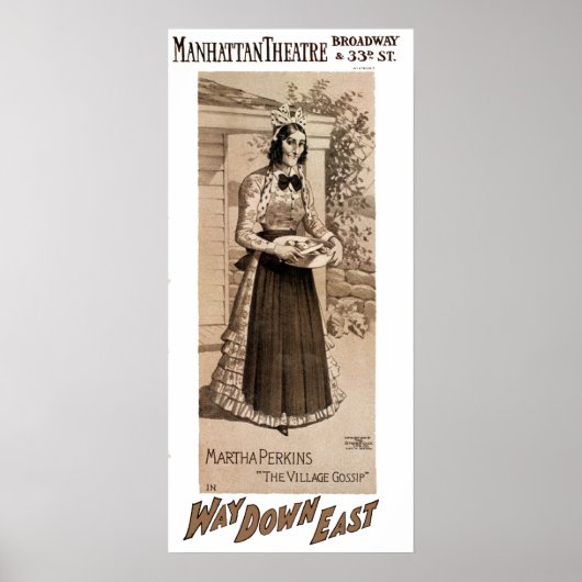 Theater Adverteren Poster (Voorkant)