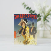  theater Adverteren Poster kunst schilderen Briefkaart (Staand voorkant)