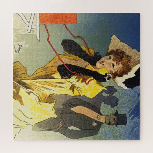  theater Adverteren Poster kunst schilderen Legpuzzel (Horizontaal)