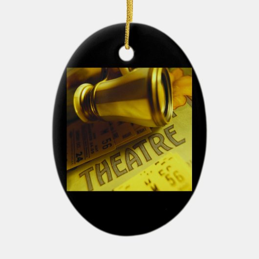 Theater Binoculars Keramisch Ornament (Voorkant)