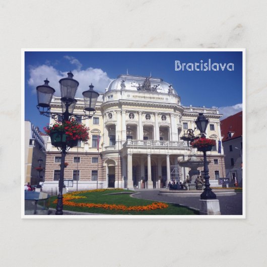 theater bratislava slowakije briefkaart (Voorkant)