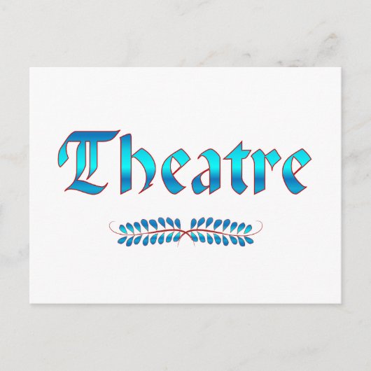 THEATER BRIEFKAART (Voorkant)