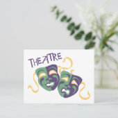 theater briefkaart (Staand voorkant)