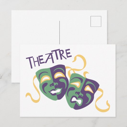 theater briefkaart (Voorkant / Achterkant)