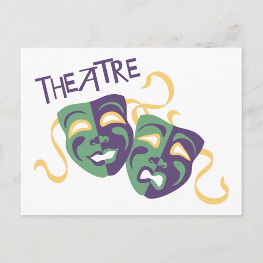 theater briefkaart (Voorkant)
