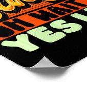 Theater Broadway Musical I Dont Always Sing  Poster (Hoek)