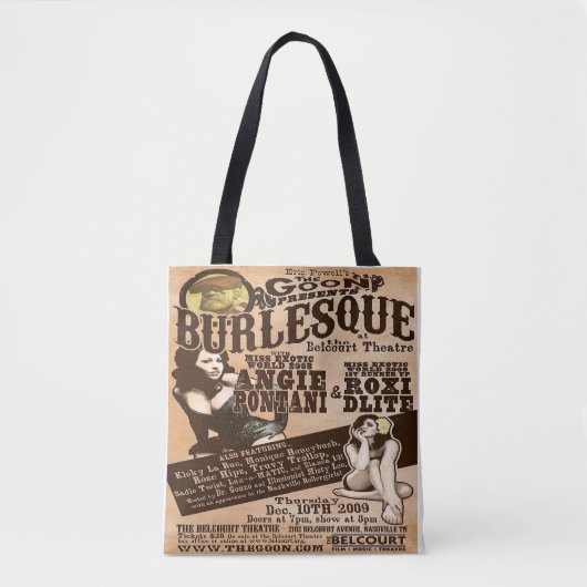 Theater Collectie Tote Bag (Voorkant)
