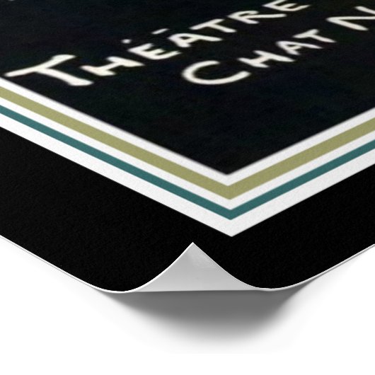 "Theater de Chat Noir" Art Nouveau Print (Hoek)