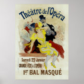 Theater de l'Opera ~ 1er Bal Masque Poster (Voorkant)
