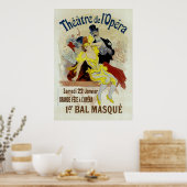 Theater de l'Opera ~ 1er Bal Masque Poster (Keuken)