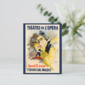 Theater de l'Opera, Jules Chéret Briefkaart (Staand voorkant)