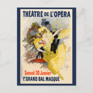 Theater de l'Opera, Jules Chéret Briefkaart