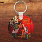Theater Diva Collage Sleutelhanger (Voorkant)