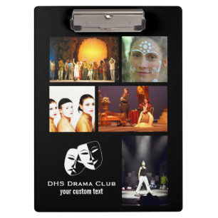 Theater Drama Club Aangepast fotocollage Klembord