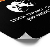 Theater Drama Club Aangepast fotocollage Poster (Hoek)