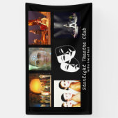 Theater Drama Club Aangepast fotocollage Spandoek (Verticaal)